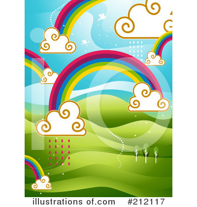Rainbow Background Clipart #212117 by BNP Design Studio