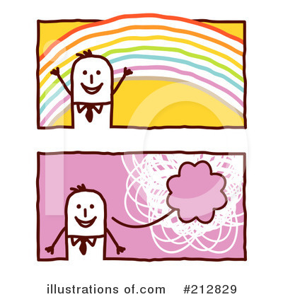 Royalty-Free (RF) Rainbow Clipart Illustration by NL shop - Stock Sample #212829