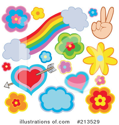 Royalty-Free (RF) Rainbow Clipart Illustration by visekart - Stock Sample #213529