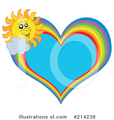 Royalty-Free (RF) Rainbow Clipart Illustration by visekart - Stock Sample #214238