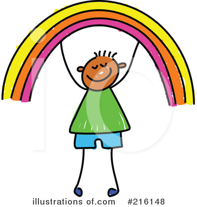 Royalty-Free (RF) Rainbow Clipart Illustration by Prawny - Stock Sample #216148