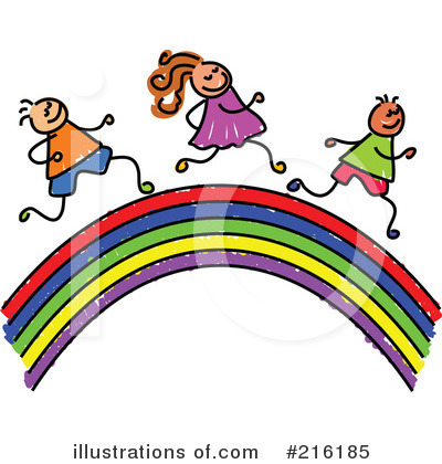 Royalty-Free (RF) Rainbow Clipart Illustration by Prawny - Stock Sample #216185