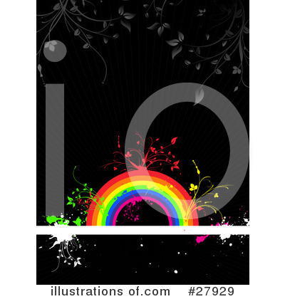 Royalty-Free (RF) Rainbow Clipart Illustration by KJ Pargeter - Stock Sample #27929
