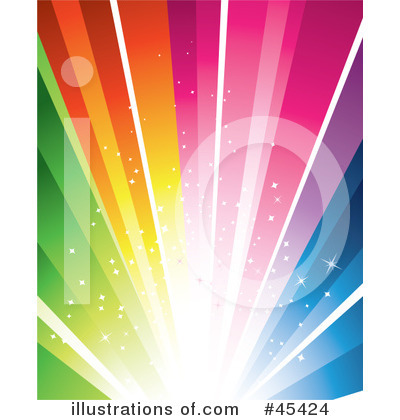 Royalty-Free (RF) Rainbow Clipart Illustration by TA Images - Stock Sample #45424