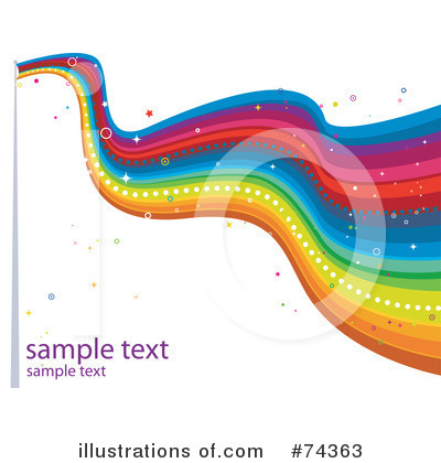 Royalty-Free (RF) Rainbow Clipart Illustration by BNP Design Studio - Stock Sample #74363