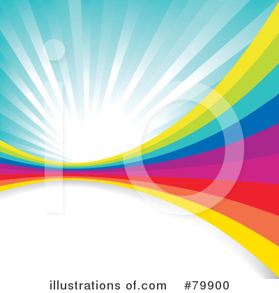 Royalty-Free (RF) Rainbow Clipart Illustration by MilsiArt - Stock Sample #79900