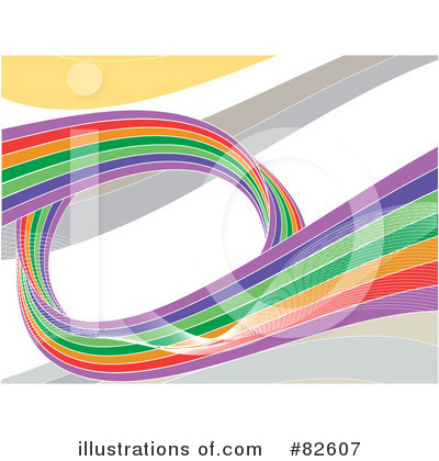 Royalty-Free (RF) Rainbow Clipart Illustration by elaineitalia - Stock Sample #82607