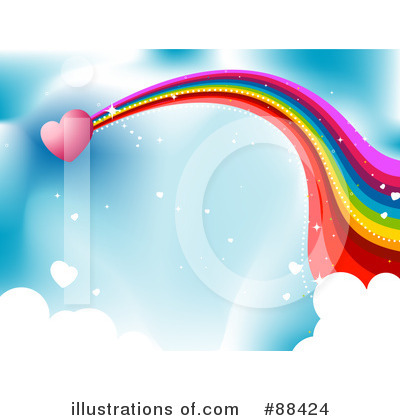 Royalty-Free (RF) Rainbow Clipart Illustration by BNP Design Studio - Stock Sample #88424