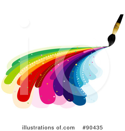 Royalty-Free (RF) Rainbow Clipart Illustration by BNP Design Studio - Stock Sample #90435