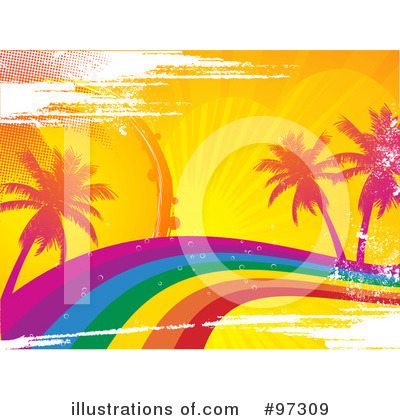 Royalty-Free (RF) Rainbow Clipart Illustration by elaineitalia - Stock Sample #97309
