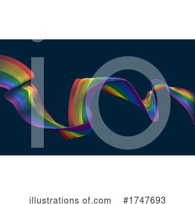 Royalty-Free (RF) Rainbow Flag Clipart Illustration by AtStockIllustration - Stock Sample #1747693