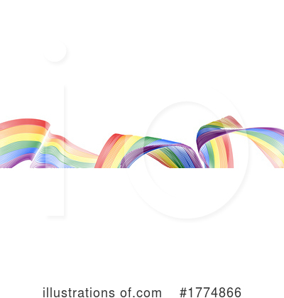 Royalty-Free (RF) Rainbow Flag Clipart Illustration by AtStockIllustration - Stock Sample #1774866
