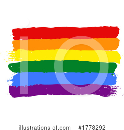 Royalty-Free (RF) Rainbow Flag Clipart Illustration by KJ Pargeter - Stock Sample #1778292