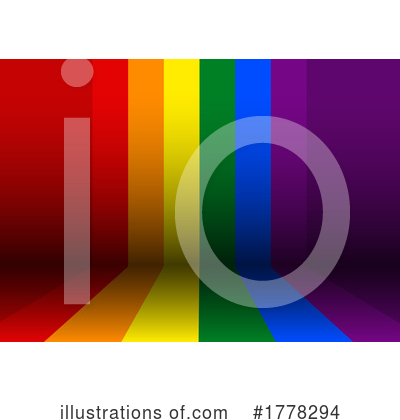 Royalty-Free (RF) Rainbow Flag Clipart Illustration by KJ Pargeter - Stock Sample #1778294