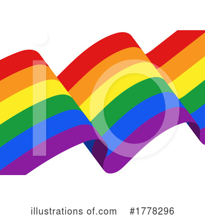 Royalty-Free (RF) Rainbow Flag Clipart Illustration by KJ Pargeter - Stock Sample #1778296