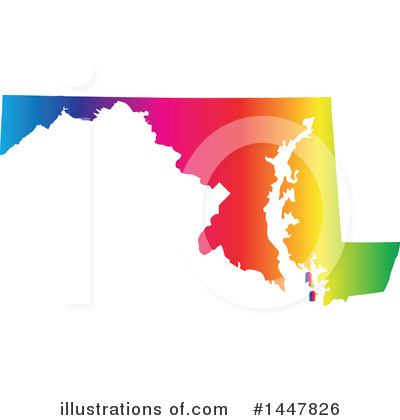 Royalty-Free (RF) Rainbow State Clipart Illustration by Jamers - Stock Sample #1447826
