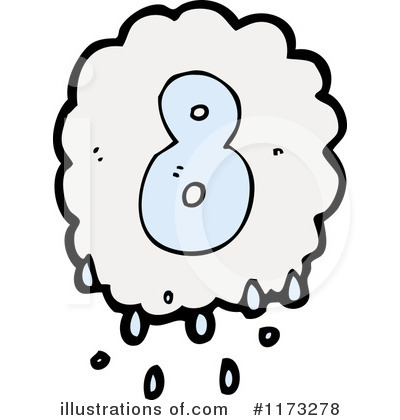 Royalty-Free (RF) Raincloud Clipart Illustration by lineartestpilot - Stock Sample #1173278