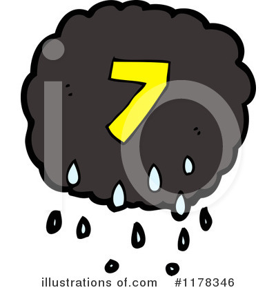 Royalty-Free (RF) Raincloud Clipart Illustration by lineartestpilot - Stock Sample #1178346