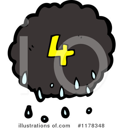 Royalty-Free (RF) Raincloud Clipart Illustration by lineartestpilot - Stock Sample #1178348