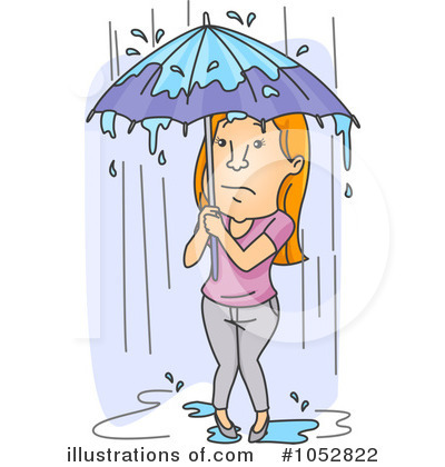 Royalty-Free (RF) Raining Clipart Illustration by BNP Design Studio - Stock Sample #1052822