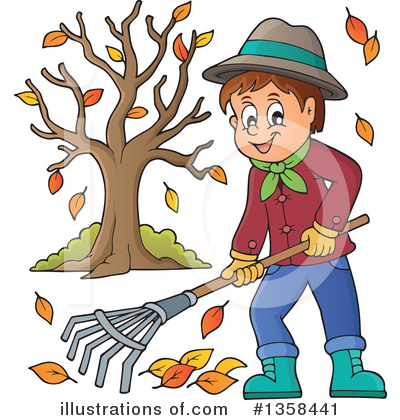 Fall Leaves Clipart #1358441 by visekart