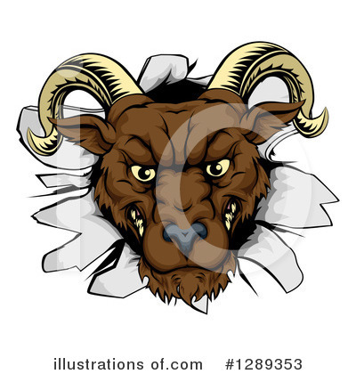 Royalty-Free (RF) Ram Clipart Illustration by AtStockIllustration - Stock Sample #1289353