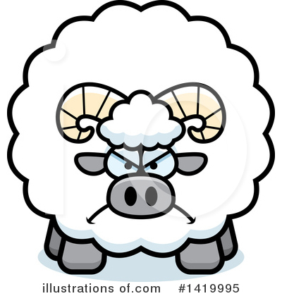 Royalty-Free (RF) Ram Clipart Illustration by Cory Thoman - Stock Sample #1419995