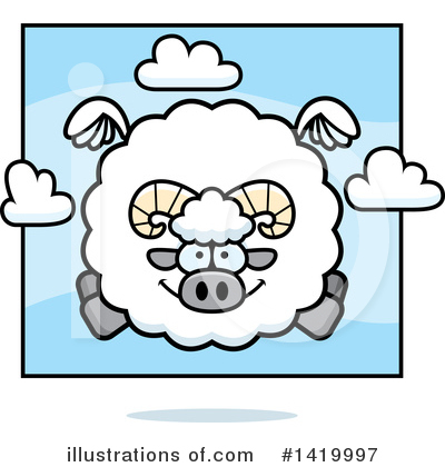 Royalty-Free (RF) Ram Clipart Illustration by Cory Thoman - Stock Sample #1419997