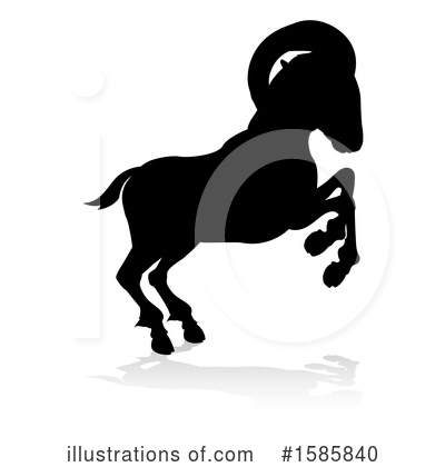 Royalty-Free (RF) Ram Clipart Illustration by AtStockIllustration - Stock Sample #1585840