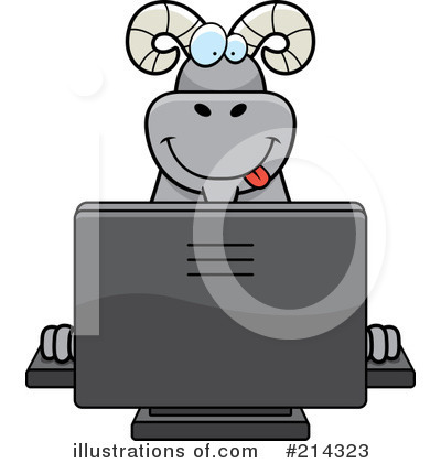 Computer Clipart #214323 by Cory Thoman