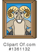 Ram School Mascot Clipart #1361132 by Mascot Junction