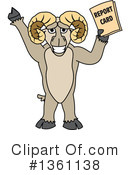 Ram School Mascot Clipart #1361138 by Mascot Junction