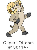Ram School Mascot Clipart #1361147 by Mascot Junction