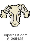 Ram'S Head Clipart #1205425 by lineartestpilot