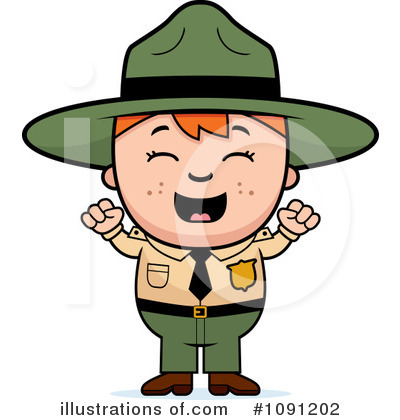 Forest Ranger Clipart #1091202 by Cory Thoman