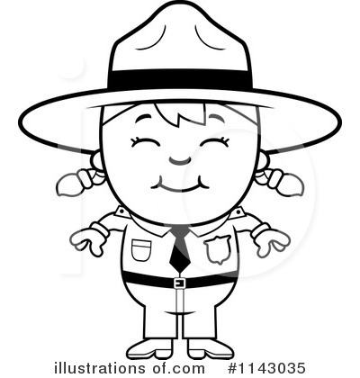Forest Ranger Clipart #1143035 by Cory Thoman