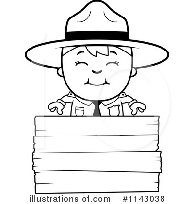 Forest Ranger Clipart #1143038 by Cory Thoman