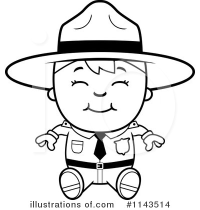 Forest Ranger Clipart #1143514 by Cory Thoman