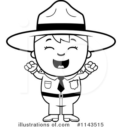 Forest Ranger Clipart #1143515 by Cory Thoman