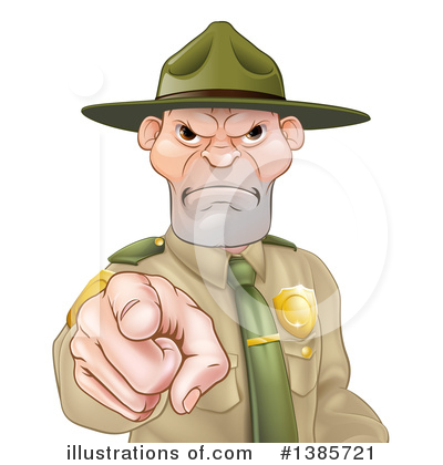 Forest Ranger Clipart #1385721 by AtStockIllustration