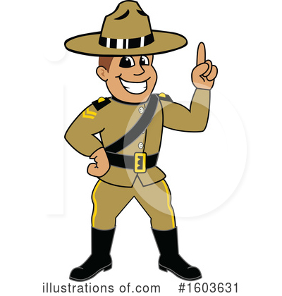 Royalty-Free (RF) Ranger Clipart Illustration by Mascot Junction - Stock Sample #1603631