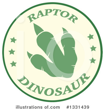 Royalty-Free (RF) Raptor Clipart Illustration by Hit Toon - Stock Sample #1331439