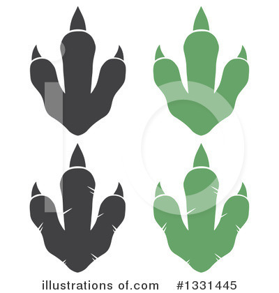 Royalty-Free (RF) Raptor Clipart Illustration by Hit Toon - Stock Sample #1331445