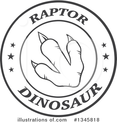 Royalty-Free (RF) Raptor Clipart Illustration by Hit Toon - Stock Sample #1345818