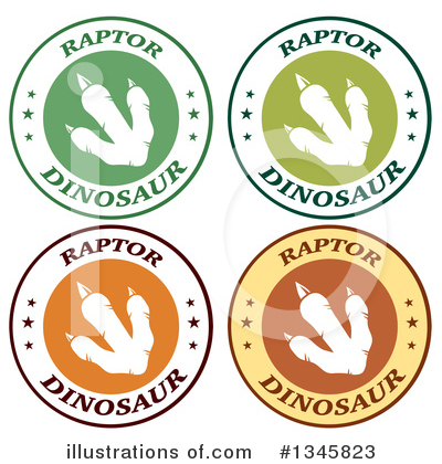 Royalty-Free (RF) Raptor Clipart Illustration by Hit Toon - Stock Sample #1345823