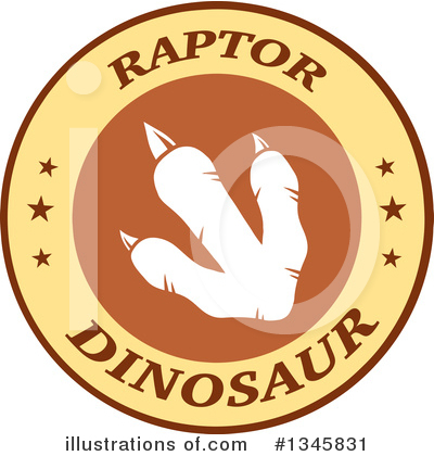 Royalty-Free (RF) Raptor Clipart Illustration by Hit Toon - Stock Sample #1345831