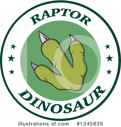 Royalty-Free (RF) Raptor Clipart Illustration by Hit Toon - Stock Sample #1345839