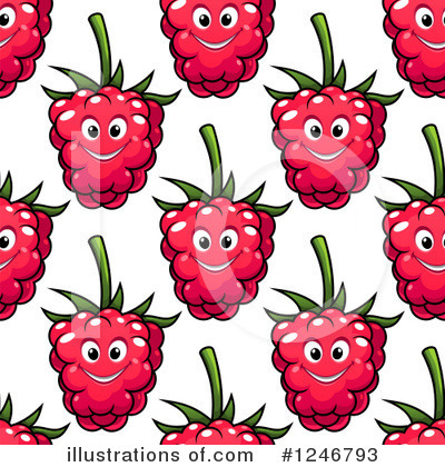 Royalty-Free (RF) Raspberry Clipart Illustration by Vector Tradition SM - Stock Sample #1246793