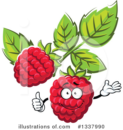 Royalty-Free (RF) Raspberry Clipart Illustration by Vector Tradition SM - Stock Sample #1337990