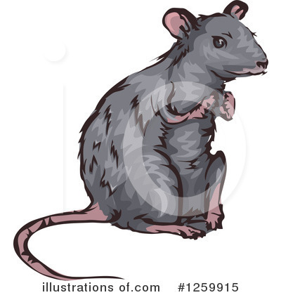 Royalty-Free (RF) Rat Clipart Illustration by BNP Design Studio - Stock Sample #1259915